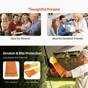 Guanti da Giardinaggio Resistenti alle Forature a Manica Lunga per Diserbo, Attrezzatura Protettiva - Product Image 3