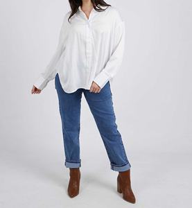 Blusas Sexys para Mujer, Camisa de Manga Larga 2026, Silueta Clásica Moderna Oversize, 100% Algodón Ecológico Antiarrugas - Product Image 6