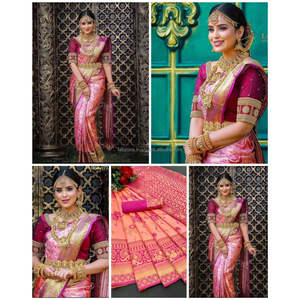 Pallu ที่อุดมไปด้วยที่สวยงามและ jacquard ทำงานบน Saree - Product Image 3