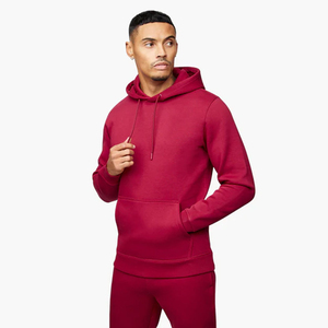 Men's Premium Cotton Hoodie Custom Logo Printed High Trending Fleece Pullover Solid Pattern <b>Thermal</b> <b>Top</b> for Winter Hoodies - Product Image 4