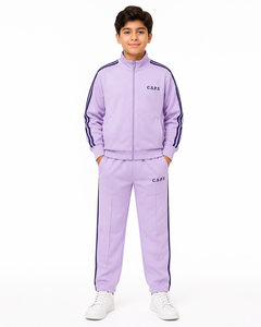 Veste polaire à fermeture éclair intégrale et pantalon assorti pour garçons Livster, uniforme scolaire primaire, vêtements de sport - Product Image 1