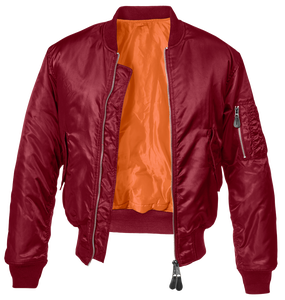 Custom Made Wholesale Casual Winter Bomber <b>Jacket</b> for <b>Men</b> Zipper Closure Stand Collar Full Sleeves Satin Windproof Eco-Friendly - Product Image 1