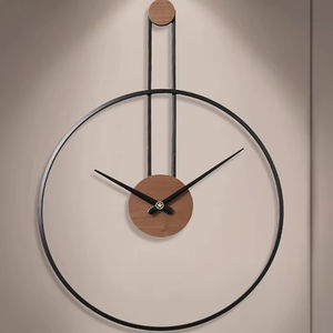Handmade Metal <b>Wall</b> <b>Clock</b> Artistic <b>Decorative</b> <b>Wall</b> <b>Clock</b> For Hotel Lobby Living Room Office Interior Design - Product Image 1