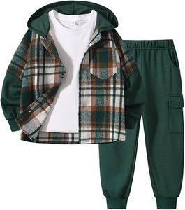 Coupe-vent léger à capuche pour garçons, veste décontractée de protection solaire avec fermeture éclair pour activités de plein air - Product Image 1