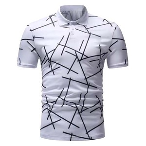 เสื้อโปโลผู้ชายฤดูร้อนปี 2026 เสื้อยืดโปโลพิมพ์ลายแบบซับลิเมชั่น เสื้อโปโลผ้าฝ้ายสำหรับตีกอล์ฟ ระบายอากาศได้ดี เสื้อลำลองผู้ชาย - Product Image 2