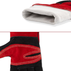 Gants de soudeur en cuir pleine fleur résistants au feu et durables, gants de sécurité résistants à la chaleur pour le travail, gants de sécurité pour le soudage et les outils manuels en métal - Product Image 3