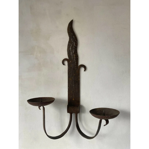 Support mural en métal torsadé pour bougie, finition noire, parfait pour la décoration d'éclairage domestique, événements, chambre à coucher, fêtes - Product Image 3