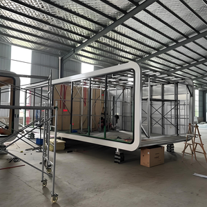 Volferda thân thiện với môi trường prefab Apple cabin Capsule nhà 1-3 phòng ngủ không gian thương mại cho phòng tập thể dục phòng tắm nhỏ container nhà - Product Image 6