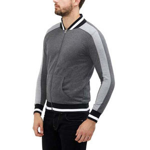 Blouson Bomber Homme Décontracté Personnalisable de Haute Qualité, Coupe Slim, Col Montant, Style Universitaire, avec Lettrage Frontal - Product Image 2