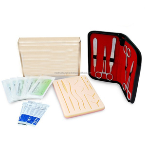 Kit d'entraînement à la suture manuelle en acier inoxydable pour étudiants en médecine, coussin de suture réutilisable, fil et aiguille, certifié CE, MEDTRUST SURGICAL - Product Image 5