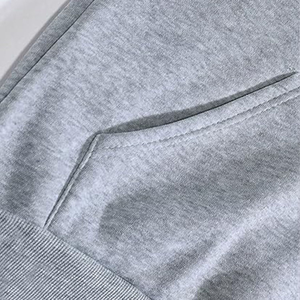 Sweat à capuche unisexe personnalisé, coupe ample, 100% coton, 400 GSM, délavé à l'acide, effet soleil, impression 3D en relief, fermeture éclair surdimensionnée - Product Image 5
