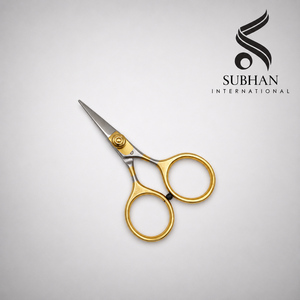 Ciseaux de barbier de qualité professionnelle avec une poignée confortable, coupe de cheveux précise, légers, durables, en acier inoxydable, revêtement en titane - Product Image 1