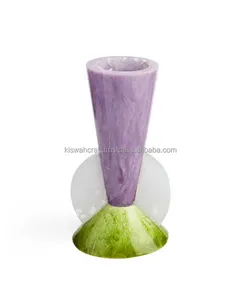 Vases à fleurs en résine de taille personnalisée les plus populaires en gros Décoration de salon jaune Prix bon marché avec tailles personnalisées disponibles - Product Image 6
