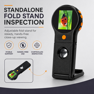 Microscopio Digital con Autoenfoque 500X, Pantalla IPS HD de 2.0" 1080P, Lente AF, 8 LED, Compatible con Software para PC, Inspección de Laboratorio, Soporte OEM - Product Image 5
