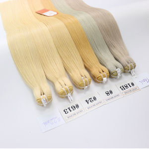 100% มนุษย์ผมต่อแบบเรีมีผมต่อแบบหนาปลายสองด้านเครื่องบราซิลสมบูรณ์ - Product Image 2