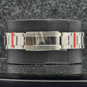 Reloj de Lujo para Hombre, de Acero Inoxidable, Mecánico Automático, Esfera Azul, Números Romanos, Bisel Estriado, Correa de Brazalete, Reloj de Pulsera para Negocios - Product Image 4