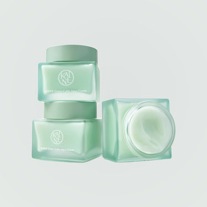 Produits de soin coréens KAINE K-Beauty Green Calm Aqua Cream Mini Fabriqué en Corée 70 ml Lotion visage vegan - Product Image 2