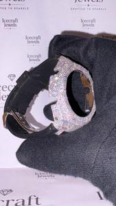 Full Pave Moissanite Diamond Style <b>Watch</b> <b>Case</b> Iced Out Luxury Custom High Sparkle <b>Watch</b> Housing For Premium <b>Watch</b> Modification - Product Image 3