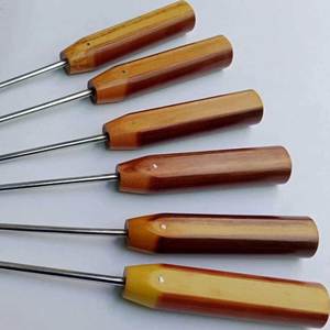 Juego de 6 curetas Halle con mango de fibra, instrumentos quirúrgicos ortopédicos - Product Image 6