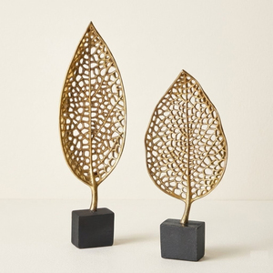 Estatua de hoja de metal hecha a mano, figura de pluma plateada, adorno para el hogar, decoración para sala de estar, hotel, escritorio, a un precio excelente. - Product Image 6
