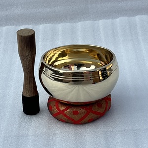 High Quality Customizable Glossy Tibetan Brass Singing Bowls Mirror Polished Meditation Sound Bowl Buddhist Style - Product Image 4