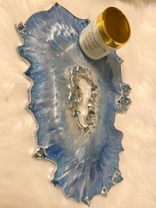 Decorative Resin <b>Vanity</b> <b>Tray</b> for Bathroom and Coffee Table - Product Image 4