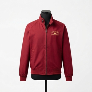 Veste zippée pour homme avec logo personnalisé, style classique, décontracté, streetwear - Product Image 1