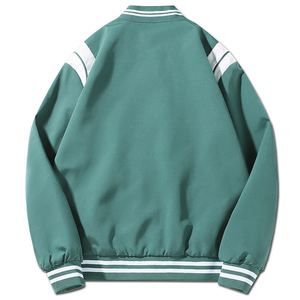 Veste de baseball en cuir et laine de qualité supérieure pour homme, veste d'hiver, broderie en chenille, veste personnalisée avec lettres - Product Image 2