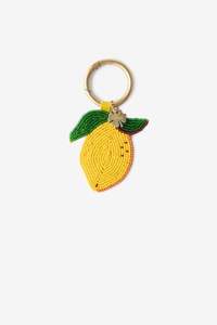 Colgante o llavero de flor de lirio tigre rosa con cuentas, bordado con cuentas de semillas, para bolso o cartera, para ella - Product Image 2