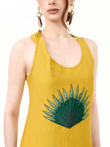 Robe en crêpe naturel mini Light of Dawn - Robe de vacances d'été dans la collection SUMMER DAWN, marque locale vietnamienne - Product Image 1