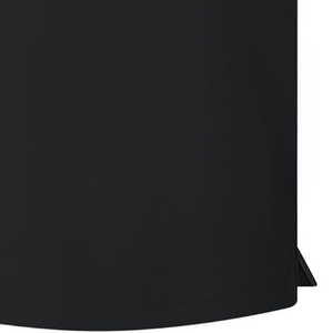 Polo pour homme noir à col boutonné, ourlet fendu, manches courtes, décontracté, professionnel, respirant, pour le golf - Product Image 5