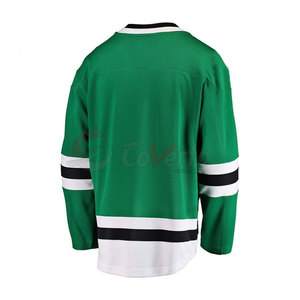 เสื้อฮอกกี้น้ำแข็งดีไซน์ล่าสุดสำหรับวัยรุ่น สีพื้น ขายส่งราคาดีที่สุด - Product Image 3
