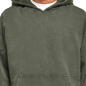 Nouveaux sweats à capuche pour hommes de haute qualité, service OEM, vente en gros, effet délavé, épaules tombantes - Product Image 3