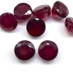 Gema de Rubí de Mozambique AAA, Corte Redondo, 7mm, Rubí Rojo, Gemas Sueltas, Precio al por Mayor, para Fabricación de Joyería - Product Image 3