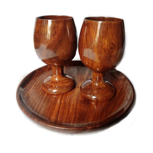 แก้วไวน์คุณภาพสูงยอดนิยม ทำจากไม้กระถินเทศ สำหรับครัวและโต๊ะอาหาร บาร์ และแก้วช็อตไวน์ พร้อมบริการปรับแต่ง - Product Image 1