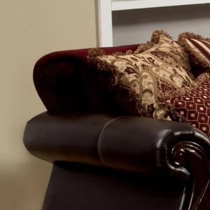 Luxury Victorian Style <b>Sofa</b> Set with Solid Teak <b>Wood</b> <b>Frame</b> and Elegant Upholstery for Classic Home Interior - Product Image 4