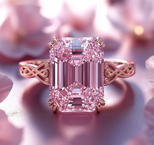 Anillo de Compromiso y Boda Camilla de Lujo Estilo Vintage con Moissanita, Chapado en Oro de 18K, Plata de Ley 925 Sólida, Anillos con Piedras Preciosas - Product Image 4