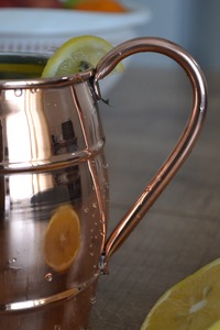 Metal Original and Pure Copper Mug Handmade High Quality Copper Mug for <b>Drinkware</b> Hotel Bar Home School Copper Mug - Product Image 6