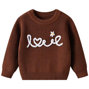 Pull sans manches en tricot épais unisexe pour bébés filles et garçons, en laine/acrylique, hauts à manches longues, vêtements d'automne et d'hiver, manteau chaud anti-rétrécissement - Product Image 5