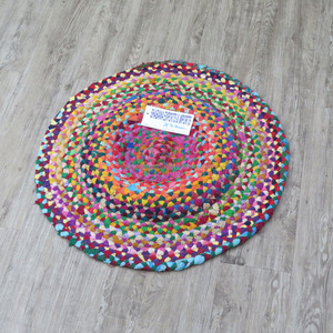 Alfombra Chindi de algodón Reversible con diseño de Aubusson elegante del fabricante indio, precio de decoración para sala de estar tejido a mano - Product Image 4