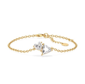REYES Wholesale Price 2.12Ct Moissanite Link Chain <b>Bracelet</b> 925 Sterling <b>Silver</b> GRA Certified Anniversary Gift Jewelry for Her - Product Image 6