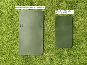 Agenda de poche en cuir véritable personnalisable A5, avec logo personnalisé et de haute qualité - Product Image 6