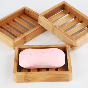 Muestra Gratuita de Porta Jabones de Bambú Rectangular de Lujo, Decorativo, Hecho a Mano, para Baño - Product Image 1
