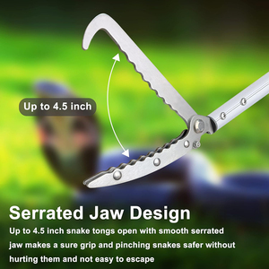 Pinza Profesional de Acero Inoxidable para Atrapar Serpientes, Pinza Portátil para Reptiles, Equipo de Seguridad para Exteriores, Servicio OEM - Product Image 5