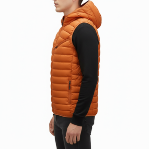 High Quality OEM Custom Lightweight <b>Warm</b> Winter Zipper Sleeveless Puffer <b>Jacket</b> Custom Size Mens Sleeveless Puffer <b>Jacket</b> OEM - Product Image 3
