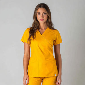 Bata de peluquería para mascotas de manga corta con cremallera, impermeable, resistente al pelo y al blanqueador - Product Image 2