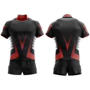 Jersey de Rugby Sublimado Personalizado, Cómodo, Transpirable, con Estampado, Uniforme Deportivo, Absorbe la Humedad, Precio Económico de Fábrica - Product Image 1