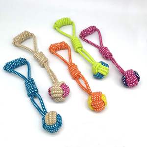 Juguete Masticable de Cuerda 100% Algodón para Perros Mordedores Agresivos, No Tóxico, Indestructible, Color Personalizado, Tamaño Mediano - Product Image 1