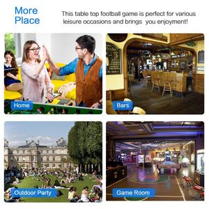 Tavolo da Calcio Balilla per Interni da 27 Pollici con Gambe per Gioco Competitivo - Product Image 5