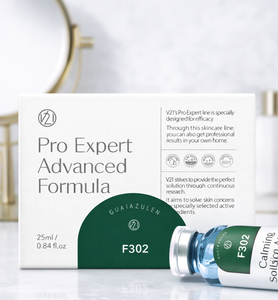 Ampolla V21 Pro Expert Device Care para Calmar la Piel, Aclarar el Tono y Reforzar la Firmeza, Solución Avanzada para el Cuidado Diario de la Piel - Product Image 2